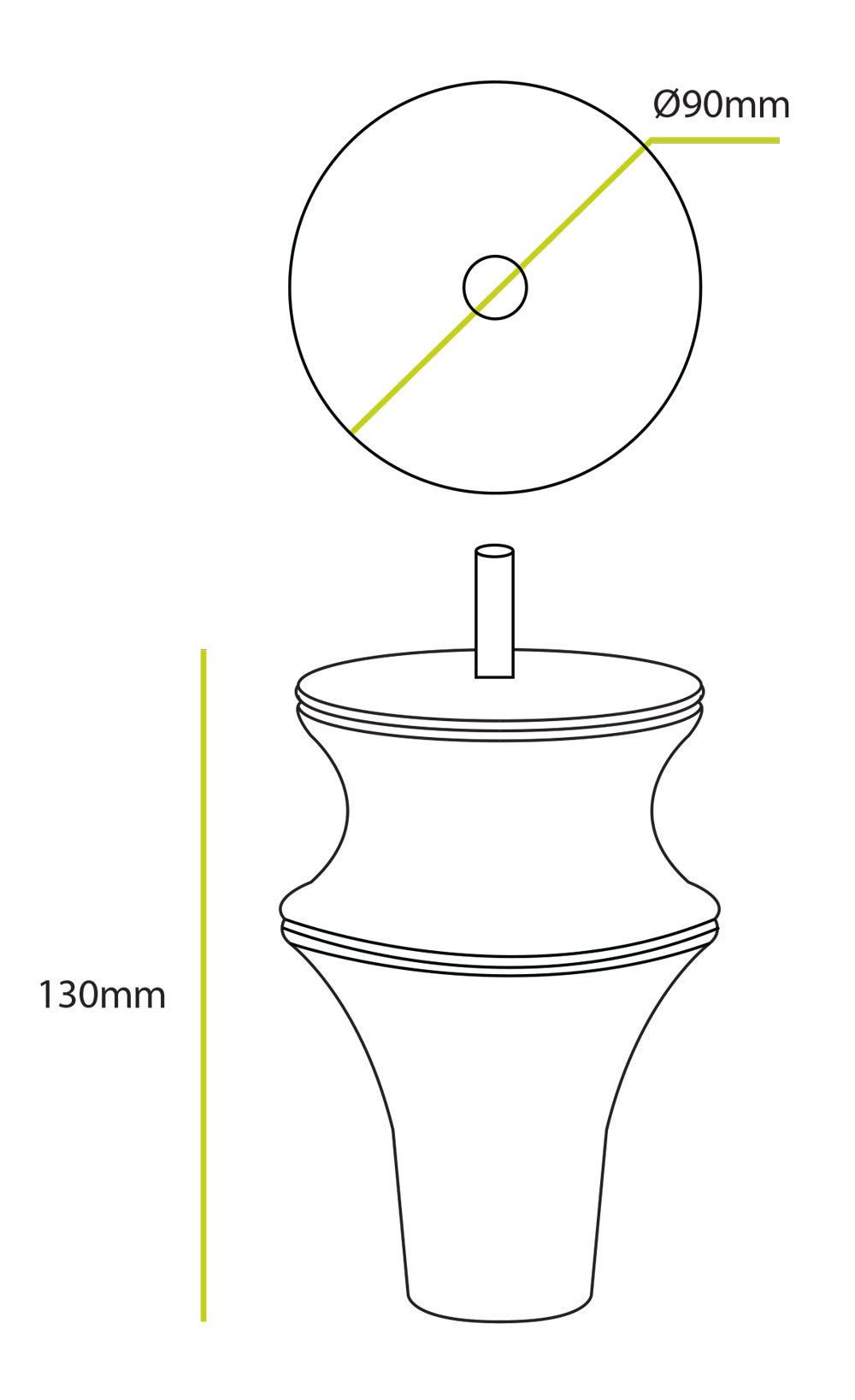 Bamburg Wooden Furniture Legs