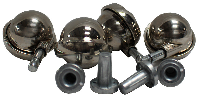 Ball Castors Kenrick Shepherd Silver